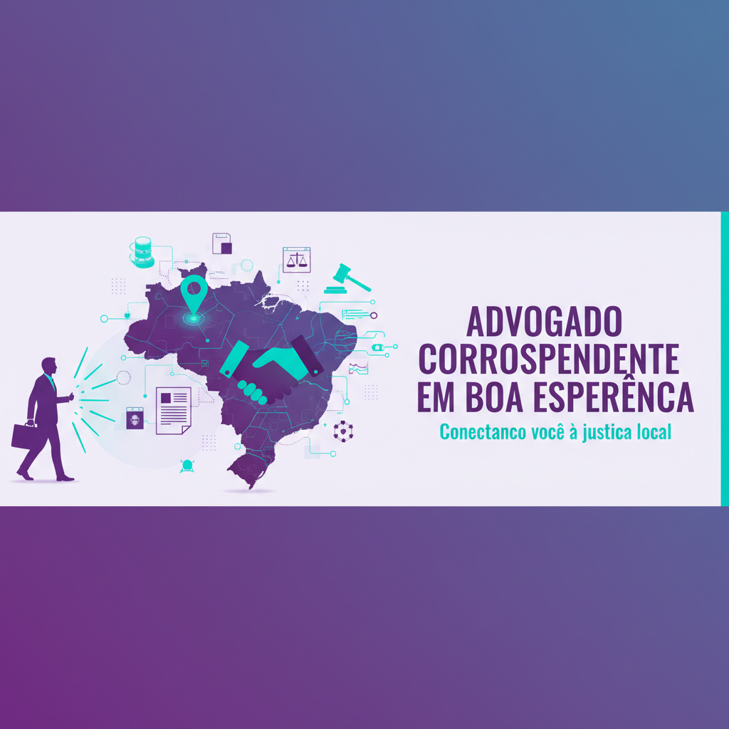 Advogado Correspondente em Boa Esperança: Otimize seu Tempo e Custos