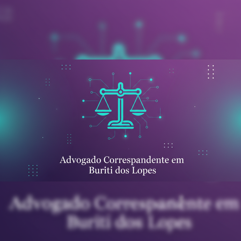 Advogado Correspondente em Buriti dos Lopes: Seu Aliado Judicial